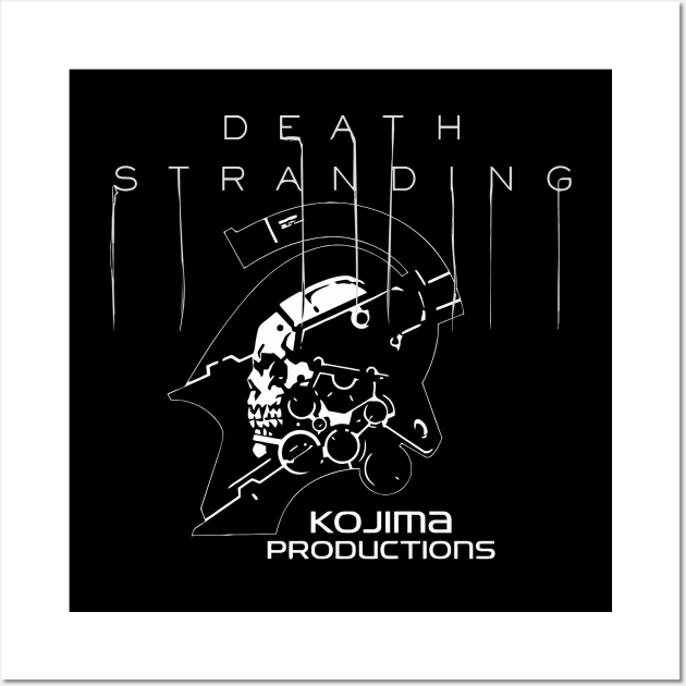Death Stranding - Logo Text and Kojima Wall Art by Aknazu